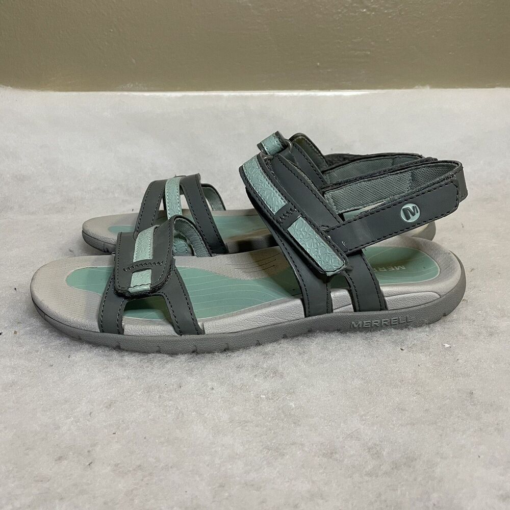 Merrell Lissum Ridge Convertible Sandals Strappy Shoes Sedona Blue Surf Women 9 - Picture 4 of 6